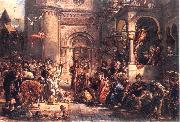 Jan Matejko Reception of the Jews A.D. 1096. Spain oil painting artist